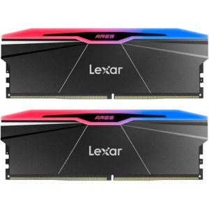 Memorie Lexar ARES RGB 32GB DDR5 6000MHz CL28 Dual Channel Kit Black