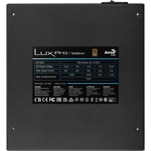 Aerocool Lux Pro, 80+ Bronze, 750W