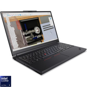 Lenovo 16'' ThinkPad T16g Gen 3, WQUXGA IPS, Procesor Intel® Core™ Ultra 9 285HX (36M Cache, up to 5.50 GHz), 64GB DDR5, 2TB SSD, GeForce RTX 5080 16GB, Win 11 Pro, Black