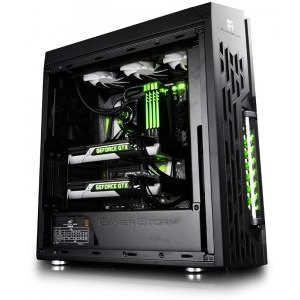 Deepcool Gamer Storm Genome II Black-Green, cooler inclus