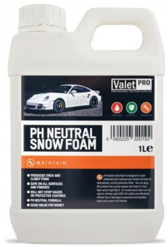 Spalare si detailing rapid Valet Pro PH Neutral Snow Foam - Spuma Spalare Auto PH Neutru 5L