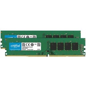 Crucial 16GB DDR4 2666MHz CL19 v Single Ranked x8 Dual Channel Kit