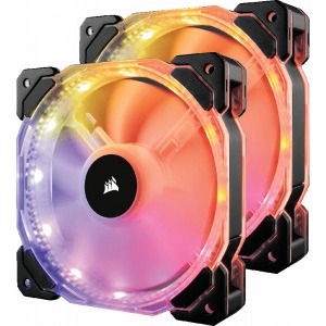 Corsair HD140 RGB LED High Performance 140mm Twin Pack
