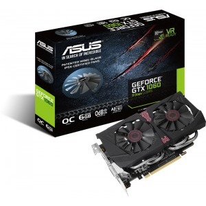 ASUS GeForce GTX 1060 O6G 9Gbps 6GB GDDR5 192-bit