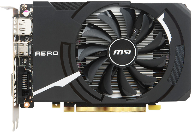Placa video MSI GeForce GTX 1050 Ti AERO ITX OCV1 4GB GDDR5 128-bit