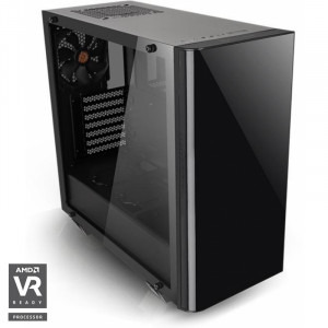 Gaming Red Shocktrooper v3 Powered by MSI, AMD Ryzen 5 2400G 3.6GHz, 8 thread-uri, 8GB DDR4, 1TB HDD, GTX 1060 6GB GDDR5, Iluminare RGB