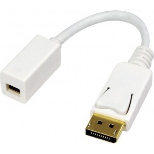 Adaptor Logilink 1x DisplayPort Male - 1x Mini DisplayPort Female, v1.1a, alb