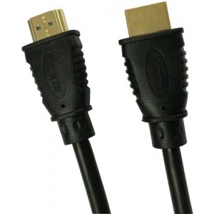 A+ HDMI Male - HDMI Male, v1.4, 1.5m, Ethernet, negru