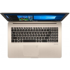 ASUS 15.6'' VivoBook Pro 15 N580VN, FHD, Procesor Intel® Core™ i7-7700HQ (6M Cache, up to 3.80 GHz), 8GB DDR4, 500GB + 128GB SSD, GeForce MX150 2GB, Endless OS, Gold