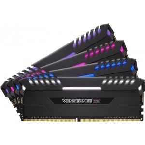 Corsair Vengeance RGB LED 64GB DDR4 3000MHz CL15 Quad Channel Kit