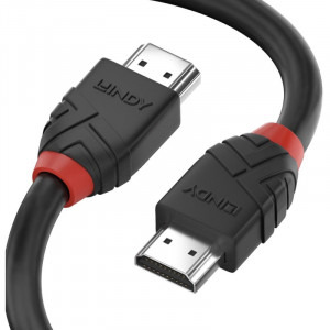 LINDY Black, HDMI Male - HDMI Male, v2.0, 0.5m, negru