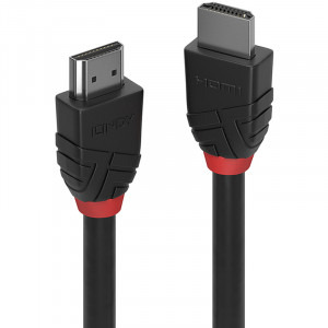 Cablu video LINDY Black, HDMI Male - HDMI Male, v2.0, 0.5m, negru