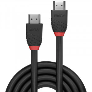 LINDY Black, HDMI Male - HDMI Male, v2.0, 1m, negru