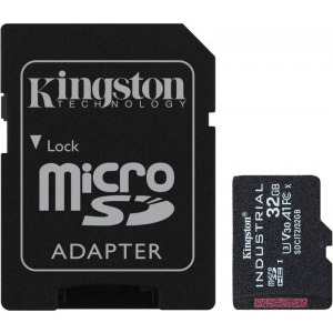 Kingston MicroSDHC Industrial Class 10 UHS-I 32GB + Adaptor