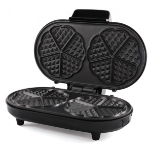 Heinner Aparat de facut gofre Copper Crown HWF-1000CR, 1000W, Negru/aramiu