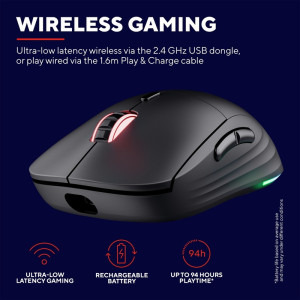 Trust GXT 927 Redex+ Wireless Black
