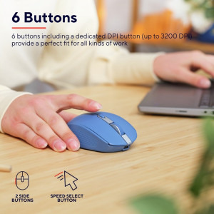 Trust Ozaa Compact Multi-Device Wireless Blue