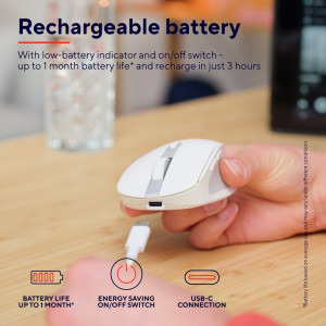 Trust Ozaa Compact Multi-Device Wireless White