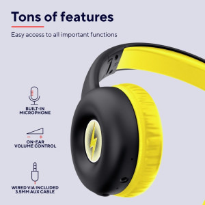Trust On-Ear, Nouna Wireless Black