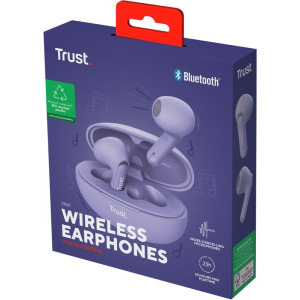 Trust In-Ear, Yavi Bluetooth ENC earbuds Purple