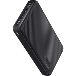 Trust Primo Compact, 15000 mAh, 2x USB, 1x USB-C, Black
