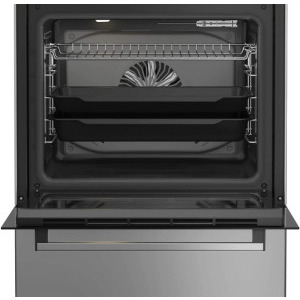 Beko FBSM62530DXMS, Mixt, 4 arzatoare, Sistem de siguranta, Aprindere integrata, Autocuratare catalitica, 3D Cooking, Grill, Clasa A, 60 cm, Inox