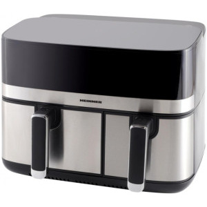 Heinner Friteuza cu aer cald ProDual Fusion HAF-H9DB17BKS, 1700W, 3.3 L / 5.3L, Negru/Argintiu