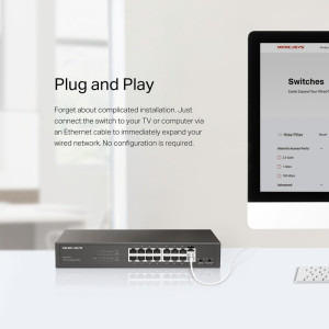 MERCUSYS Gigabit MS116GS