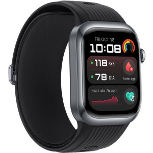 Huawei Watch D2, Alloy aluminum, curea Black Silicon