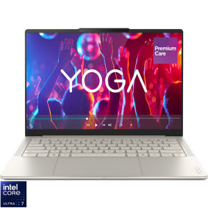 Laptop Lenovo 14 Yoga Slim 7 14ILL10, WUXGA OLED, Procesor Intel® Core™ Ultra 7 258V (12M Cache, up to 4.80 GHz), 32GB LPDDR5X, 1TB SSD, Intel Arc 140V, Win 11 Home, Seashell, 3Yr Onsite Premium Care