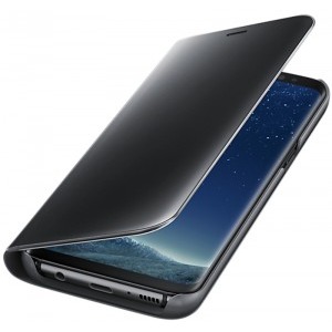 Samsung Husa de protectie tip Book Clear View Stand Black pentru G955 Galaxy S8 Plus