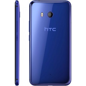 HTC U11, Ecran Quad HD, Gorilla Glass 5, Snapdragon 835 2.45 GHz, 64GB, 4GB RAM, Dual SIM, 4G, NFC, Camere 16 mpx + 12 mpx, Quick Charge 3.0, Sapphire Blue