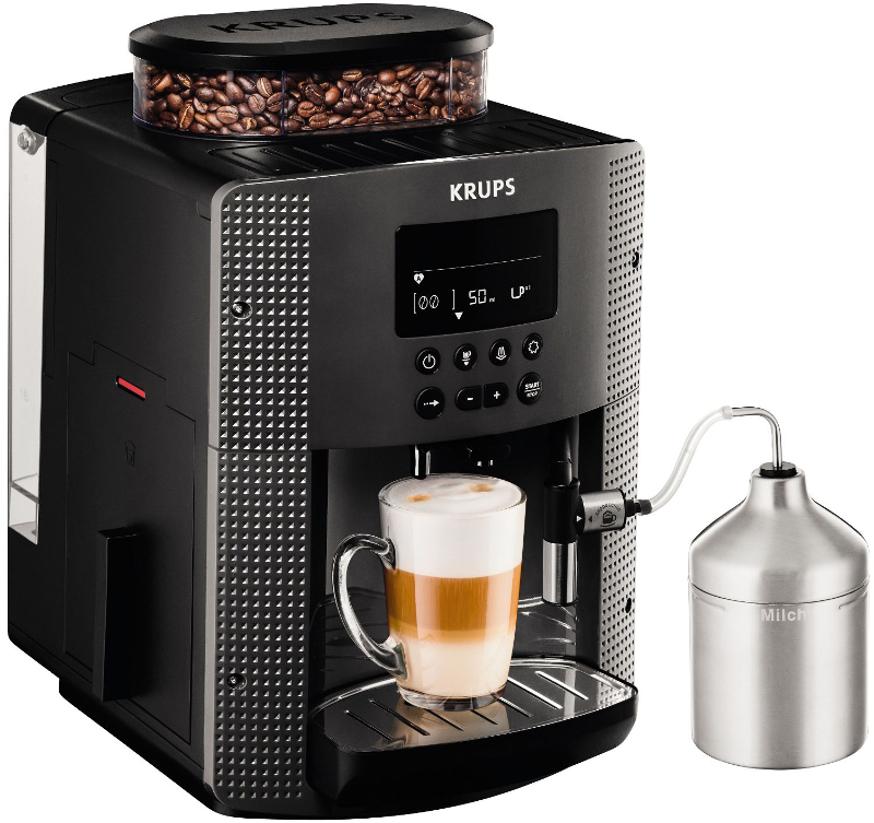 Espressor de cafea Krups Espresseria EA816B, 1450W, 15bar, 1.7L