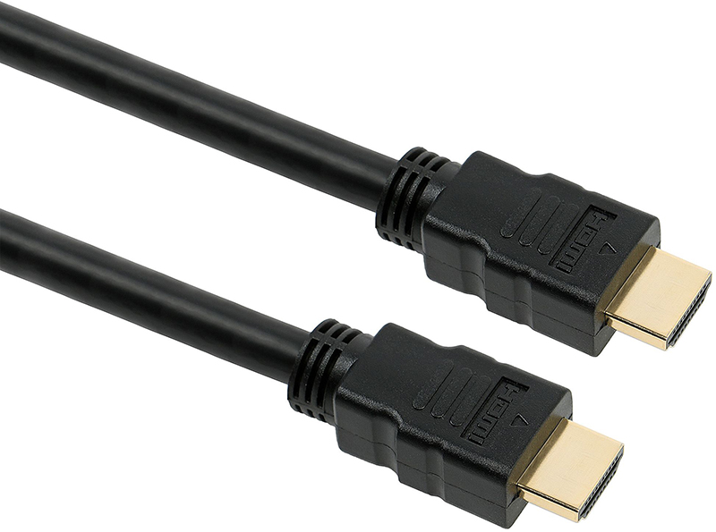 Cablu video A+ HDMI Male - HDMI Male, v1.4, 20m, Ethernet, negru