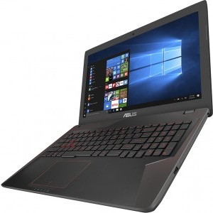 ASUS Gaming 15.6'' FX553VE, FHD, Procesor Intel® Core™ i5-7300HQ (6M Cache, up to 3.50 GHz), 8GB DDR4, 1TB 7200 RPM, GeForce GTX 1050 Ti 2GB, Endless OS, Black