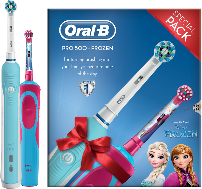 Oral-B Set Periuta electrica Pro 500  P + Vitality Frozen