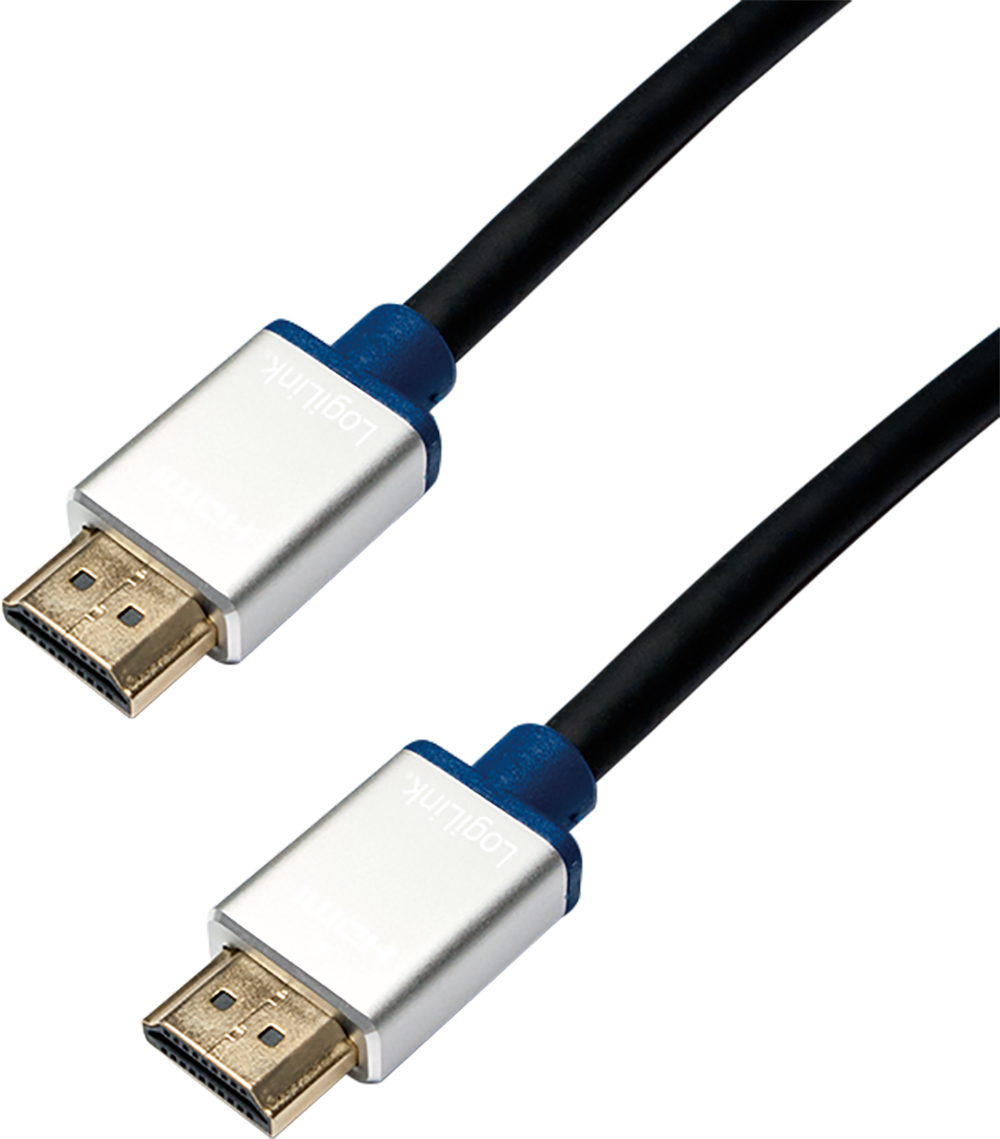 Cablu video Logilink HDMI Male - HDMI Male, v2.0, 5m, negru