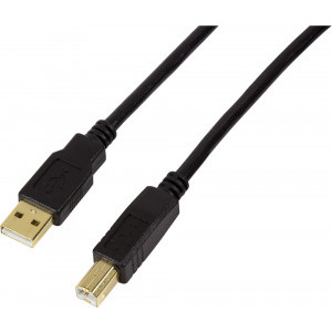 Logilink USB 2.0 Male tip A - USB 2.0 Male tip B, 15m, Active Repeater, negru