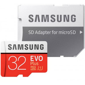 Samsung EVO Plus (MODEL 2017/2018) microSDHC UHS-I Clasa 10 32GB + Adaptor
