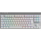 Tastatura Gaming Logitech G515 White Lightspeed TKL GL Tactile Switch Mecanica