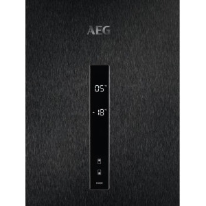 AEG ORC8M361EL, 366 L, Clasa E, No Frost, Cooling 360°, CustomFlex, Iluminare LED, 201 cm, Gri