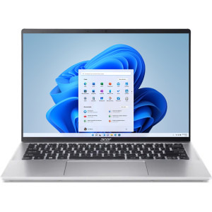 Acer 14'' Swift Go 14 SFG14-72, 2.8K OLED, Procesor Intel® Core™ Ultra 5 125H (18M Cache, up to 4.50 GHz), 16GB LPDDR5X, 512GB SSD, Intel Arc, Win 11 Home, Pure Silver