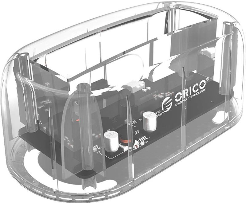 Rack Orico 6139U3 USB 3.1 Gen 2 transparent