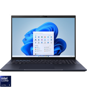 Laptop ASUS 16'' ExpertBook B5 B5604CMA, WUXGA, Procesor Intel® Core™ Ultra 5 125H (18M Cache, up to 4.50 GHz), 16GB DDR5, 512GB SSD, Intel Integrated Graphics, Win 11 Pro, Star Black
