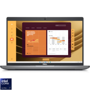 DELL 14'' Latitude 5450, FHD, Procesor Intel® Core™ Ultra 7 155U (12M Cache, up to 4.80 GHz), 16GB DDR5, 512GB SSD, Intel Graphics, Linux, 3Yr