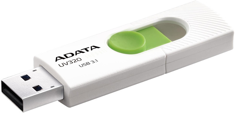 Memorie externa ADATA UV320 128GB USB 3.0 White/Green