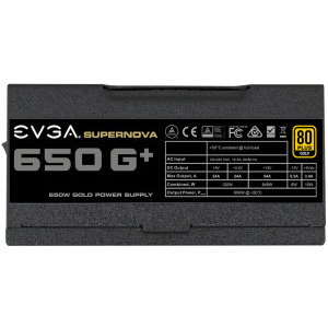 EVGA SuperNOVA G+, 80+ Gold, 650W