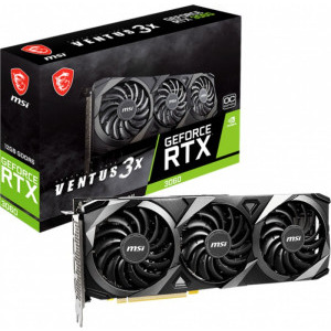 Placa video MSI GeForce RTX 3060 VENTUS 3X OC LHR 12GB GDDR6 192