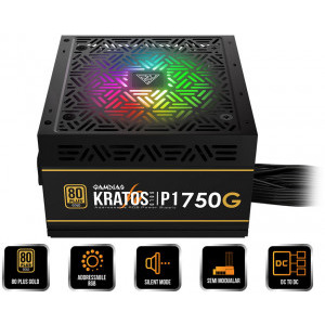 Gamdias Kratos P1 750G RGB, 80+ Gold, 750W