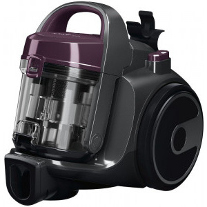 Bosch 3A BGC05AAA1, fara sac, 700W, 1.5L, Negru-Mov